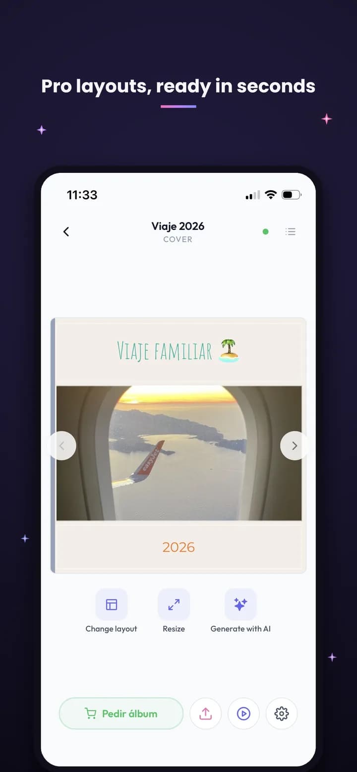 Tangible app: professional designs in seconds