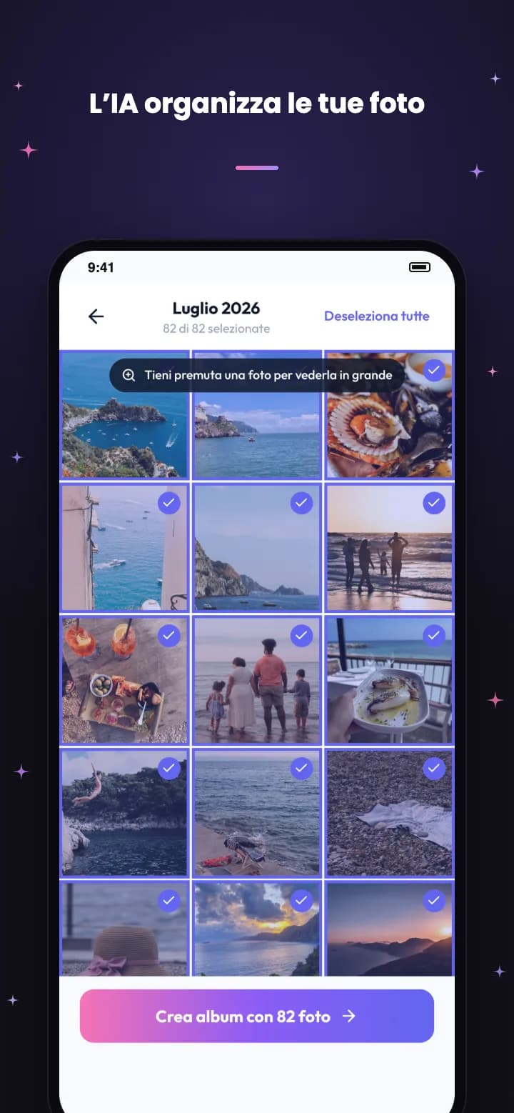 App di Tangible: l’IA organizza le tue foto