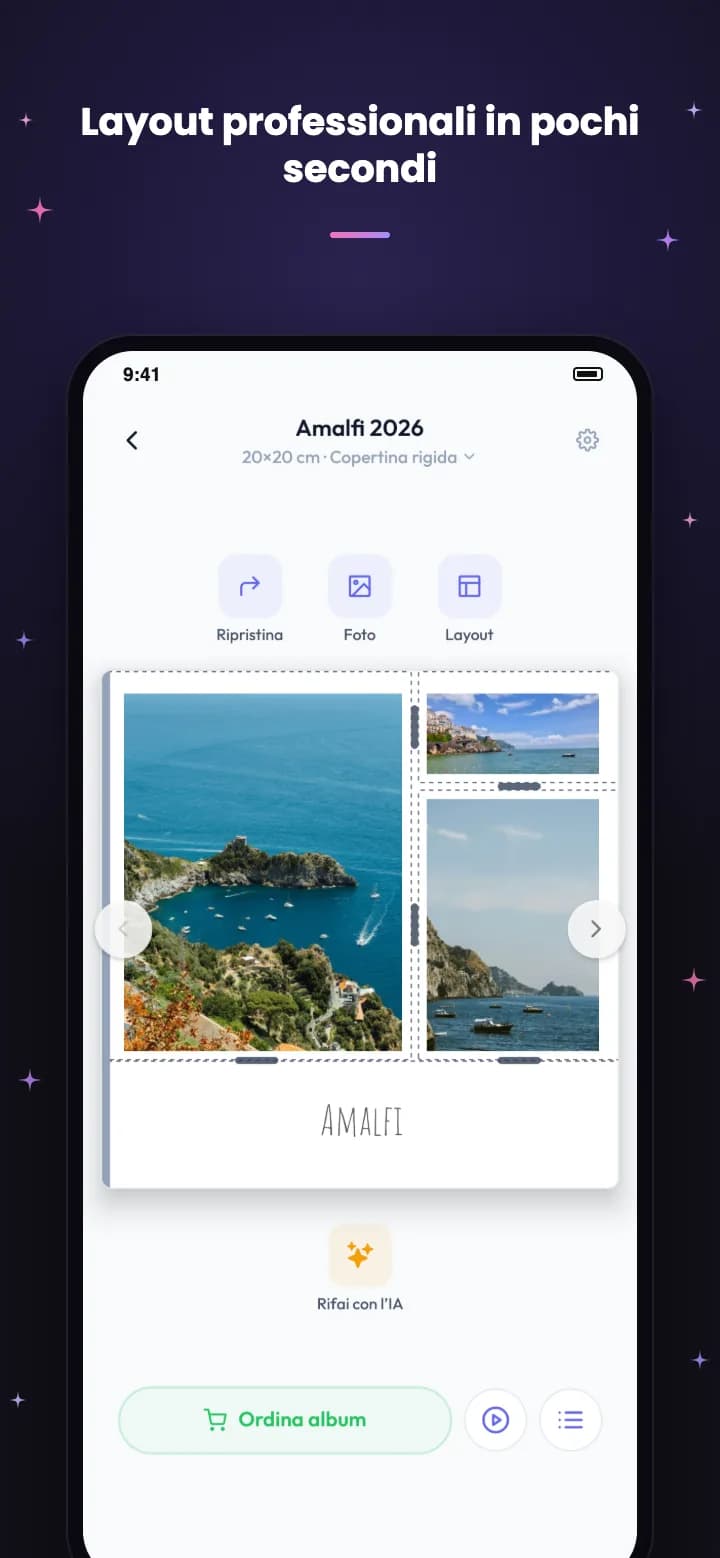 App di Tangible: layout professionali in pochi secondi